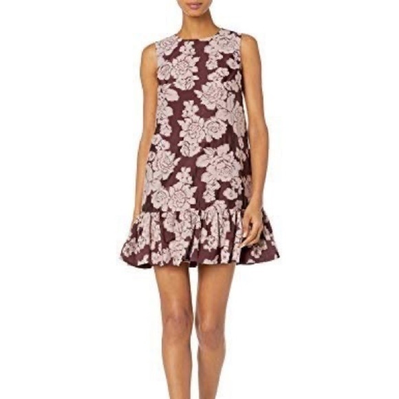 Cynthia Rowley Dresses & Skirts - Cynthia Rowley Shimmer Floral Jacquard Knit A Line Wool Blend Dress.6. NWT. $398